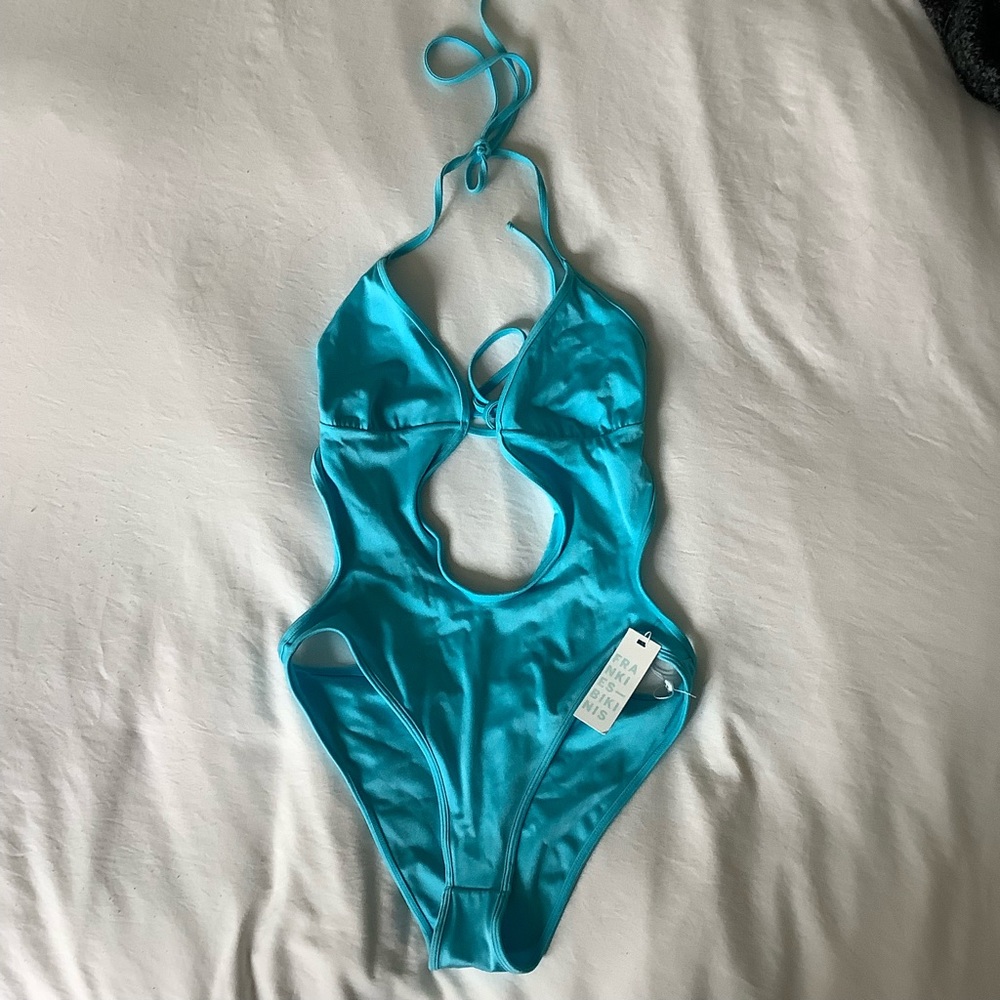 NWT Frankies Bikinis Amanda One-Piece Swimsuit - Picture 3 of 15